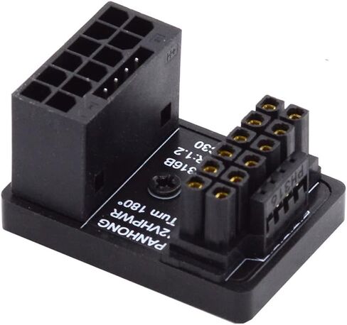 NFHK 12VHPWR ATX3.0 PCI-E 5.0 Power Modular to Three ATX 8P Adapter for 4080 5090TI 16Pin 12+4P Graphics Card Down Angled 90 Degree in Kuwait