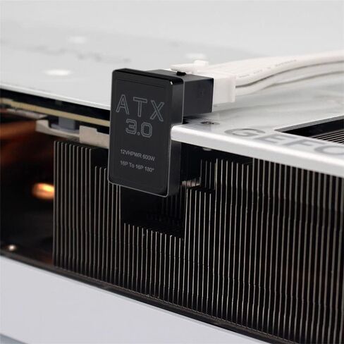 NFHK 12VHPWR ATX3.0 PCI-E 5.0 Power Modular to Three ATX 8P Adapter for 4080 5090TI 16Pin 12+4P Graphics Card Down Angled 90 Degree in Kuwait