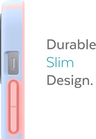 Speck iPhone 13 Pro Max Case- Drop Protection Fits iPhone 12 Pro Max - Scratch Resistant - Slim Design with Soft Touch Coating - Harmony Blue, Chiffon Pink CandyShell Pro in Kuwait