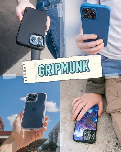 حافظة Smartish iPhone 14 الرفيعة - Gripmunk متوافقة مع MagSafe [خفيفة الوزن + واقية] غطاء قبضة رفيع مع بطانة من الألياف الدقيقة - Black Tie Affair in Kuwait