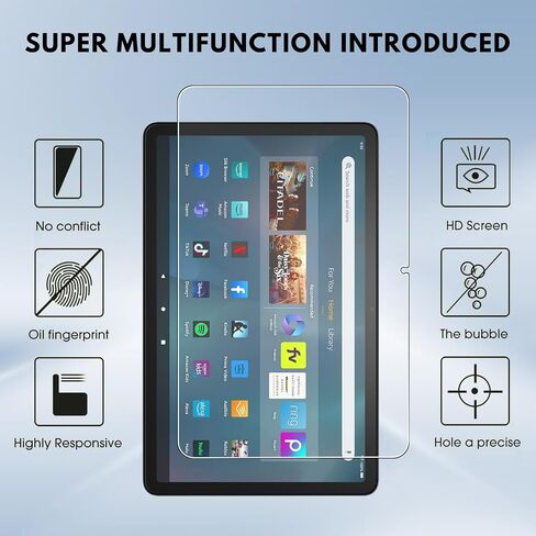 T Tersely [2 Pack for Fire Max 11 Tablet 11 inch (2023 Release) Screen Protector Tempered Glass, High Definition, Anti-Scratch，9H Hardness in Saudi Arabia