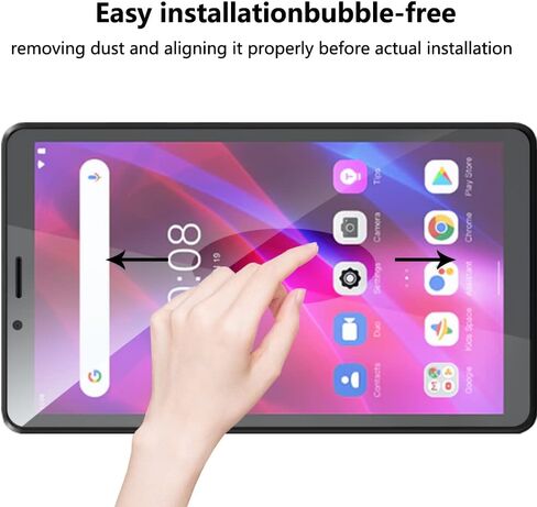 Warmyee [2 Pack] Screen Protector for Lenovo Tab M7 3rd / 2nd Gen 7 inch, Tempered Glass Screen Film Guard, Anti-Scratch Screen Protector for 7" Lenovo Tab M7 2021/2019 in Kuwait