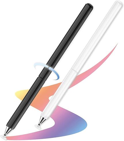 Stylus Pens for Touch Screens, Universal High Sensitive & Precision Capacitive Disc Tip Touch Screen Pen Stylus for iPhone/iPad/Pro/Samsung/Galaxy/Tablet/Kindle/iWatch in Kuwait