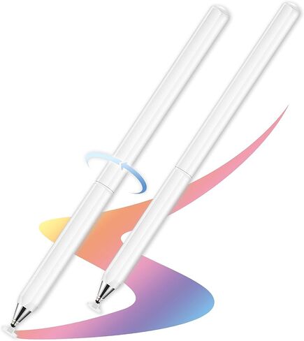 Stylus Pens for Touch Screens, Universal High Sensitive & Precision Capacitive Disc Tip Touch Screen Pen Stylus for iPhone/iPad/Pro/Samsung/Galaxy/Tablet/Kindle/iWatch in Kuwait