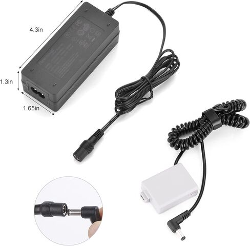 نيو موا محول امداد طاقة بديل LP-E5 للبطارية بتيار متردد ووصلة تيار مستمر لكاميرا كانون اي او اس ريبيل اكس اس وريبل تي 1 اي وريبل اكس اس اي 1000 دي 500 دي 450 دي كيس اكس 3 كيس اكس 2 كيس اف in Kuwait