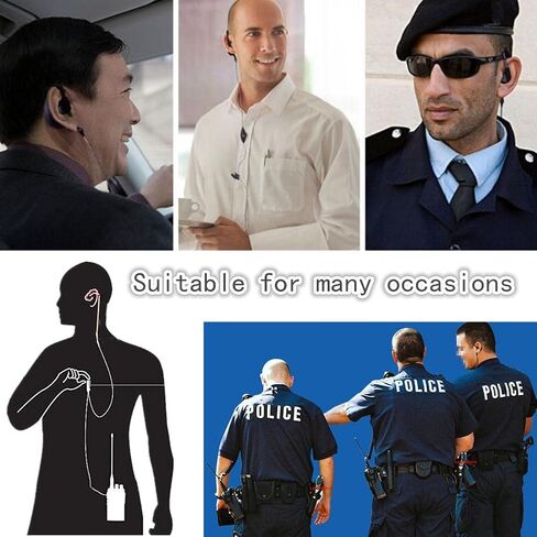 Lsgoodcare 20Pack 2.5MM 1 Pin G Shape Earhook Ear-Clip Headset Earpiece PTT and Mic Compatible for Motorola Talkabout 2 Way Radio MH230R MR350R MS350R MT350R MH230TPR Walkie Talkie in Saudi Arabia