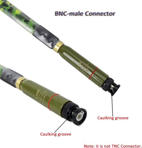 HYS BNC CS Tactics Antennas Foldable Dual Band 2m/70cm HT Antenna in Kuwait