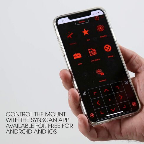 سكاي-ووتشر AZ-GTe مع عاكس ستار ترافل 102 - حامل تتبع معياري Go-To Alt-Az للفاصل الزمني والبانوراما - يمكن التحكم فيه عن طريق تطبيق واي فاي in Kuwait