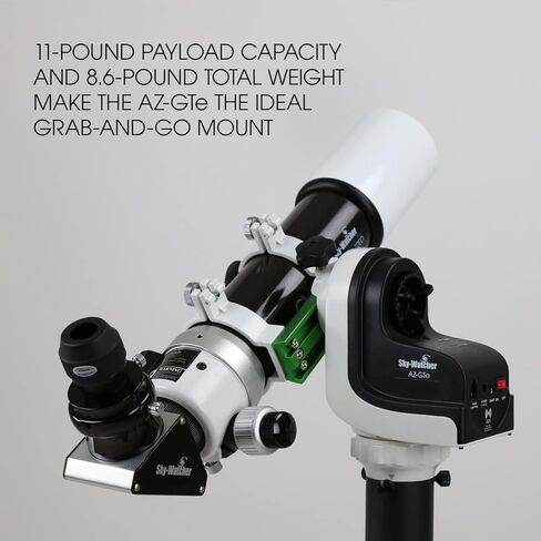 سكاي-ووتشر AZ-GTe مع عاكس ستار ترافل 102 - حامل تتبع معياري Go-To Alt-Az للفاصل الزمني والبانوراما - يمكن التحكم فيه عن طريق تطبيق واي فاي in Kuwait