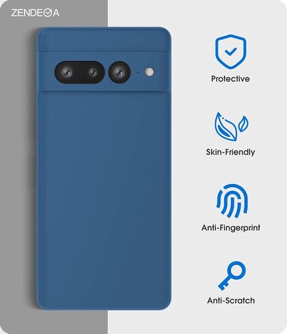 ZENDEVA Clear Case for Google Pixel 7 Pro - Slim Fit Transparent Phone Case, Crystal Clear Protective Cover in Saudi Arabia