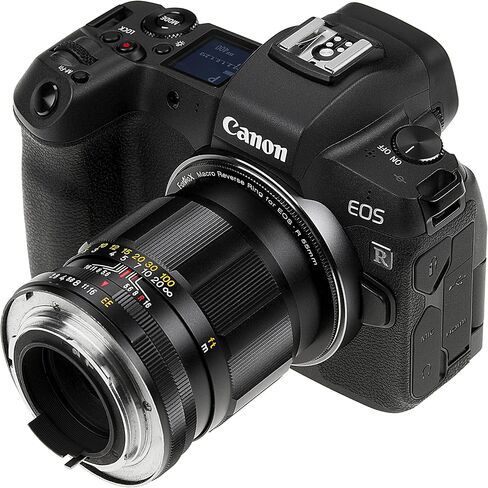 حلقة عكسية Fotodiox Macro متوافقة مع 52 مم مرشح لكاميرات Canon RF-Mount - لعدسات التركيب العكسي in Saudi Arabia