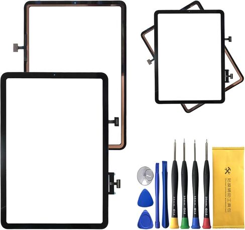 استبدال محول رقمي زجاجي أمامي بشاشة تعمل باللمس من AOHCKAY لجهاز iPad Air 4 A2072 A2324 A2316 A2325 مقاس 10.9 بوصة (الزجاج فقط وليس LCD) in Kuwait