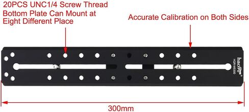 Haoge 160mm Camera Long Sliding Quick Release Plate for Sachtler Tripod Fluid Head FSB4 FSB6 FSB6T FSB8 FSB8T FSB10 FSB10T DV10 3+3 5+5 Video 14II DV2 DV4 DV6 DV8 DV8/100 ACE in Saudi Arabia