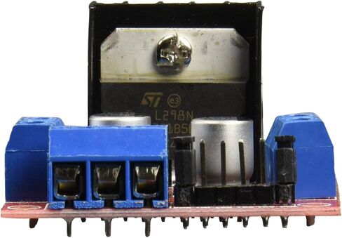 لوحة تحكم محرك محرك السيارة L298N من Honbay DC ثنائي H-Bridge Robot Stepper تحكم ومحرك القيادة لطاقة السيارة الذكية من Arduino MEGA R3 Mega2560 Duemilanove نانو روبو in Saudi Arabia