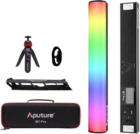 Aputure MT Pro RGB Light Wand Stick 7.5W CCT من 2000K -10000K مخرج Pixel-Mappable RGBWW Mini LED Tube Light يدعم Sidus Link Bluetooth App Control in Saudi Arabia