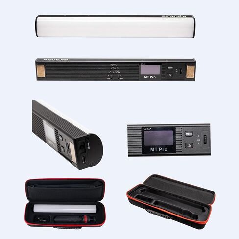 Aputure MT Pro RGB Light Wand Stick 7.5W CCT من 2000K -10000K مخرج Pixel-Mappable RGBWW Mini LED Tube Light يدعم Sidus Link Bluetooth App Control in Saudi Arabia