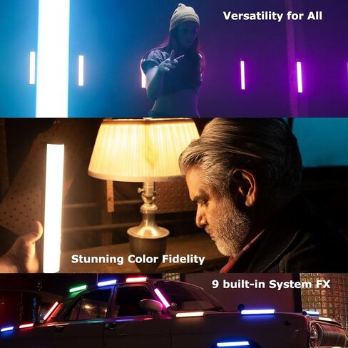 Aputure MT Pro RGB Light Wand Stick 7.5W CCT من 2000K -10000K مخرج Pixel-Mappable RGBWW Mini LED Tube Light يدعم Sidus Link Bluetooth App Control in Saudi Arabia
