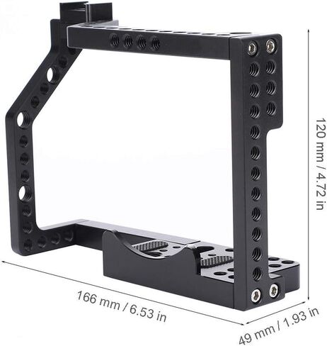 قفص كاميرا لباناسونيك GH4 / 5، قفص كاميرا احترافي مزود بمقاس 1/4,3/8 بوصة وحامل حذاء بارد in Kuwait