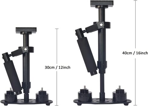 Mcoplus 16"/40cm Camera Handheld Video Stabilizer with Quick Release Plate 1/4" Screw for Canon, Nikon, Sony, Panasonic DSLR Camera and Video Cameras Loading 3.3lbs/1.5kg in Saudi Arabia