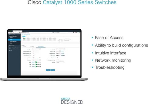 Cisco Catalyst 1000-48FP-4X-L Network Switch, 48 Gigabit Ethernet PoE+ Ports, 740W PoE Budget, 4 10G SFP+ Uplink Ports, Enhanced Limited (C1000-48FP-4X-L) in Saudi Arabia