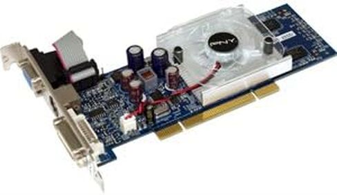 PNY GeForce 8400GS 512MB DDR2 PCI DVI+VGA Low Profile Graphics Card VCG84512SPPB in Saudi Arabia