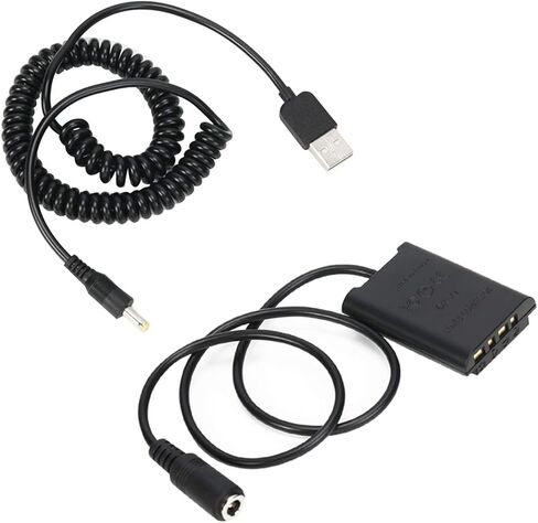 بوفير محول طاقة تيار مستمر بمنفذ USB DK-X1 بديل للبطارية الوهمية NP-BX1 للكاميرات الرقمية سوني سايبرشوت DSC-RX1 RX1R RX100 II RX100 III RX100 IV M2 M3 M4 in Kuwait