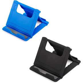 YidaSouko 2 قطعة حامل هاتف محمول قابل للطي حامل هاتف ذكي قابل للتعديل للأجهزة اللوحية الصغيرة والهواتف الأخرى in Kuwait