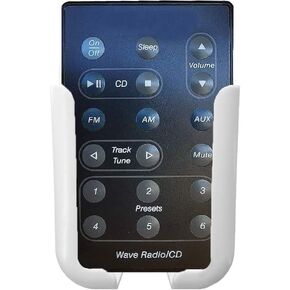 GENGQIANSI Replacement Remote for US-Bose Wave Radio/CD Remote Control for AWRC-1W AWRC-1G AWRC-1P Black SEA# in Saudi Arabia
