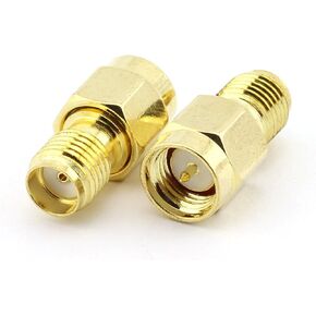 2PCS SMA Male to SMA Female Connector RF Coax Coaxial Adapter in Saudi Arabia
