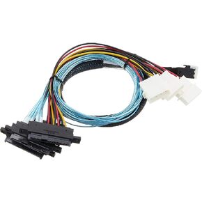 هايسبوينت وصلة ميني اس اس دي الى 4X اس اس، 1 متر (8643-4SAS-1M) in Kuwait