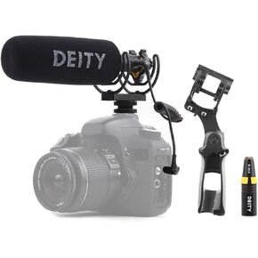 دايتي مجموعة ميكروفون دي 3 برو من في مايك ثنائي الاتجاه مع حامل ريكوت ثنائي القيثارة للصدمات لكاميرا دي اس ال ار وكاميرات الفيديو والهواتف الذكية والتابلت والمسجلات اليدوية واللابتوب وغيرها in Kuwait