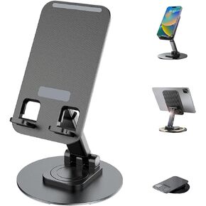 حامل الهاتف الخليوي Innoc، حامل هاتف قابل للتعديل للمكتب، حامل هاتف سميك مناسب للحافظة، حامل iPhone أطول متوافق مع جميع الهواتف المحمولة، iPad، الكمبيوتر اللوحي باللون الأبيض in Kuwait