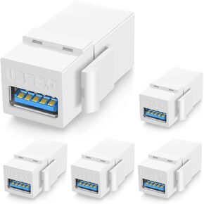 مدخلات مقبس USB 3.0 Keystone (5 عبوات) in Kuwait