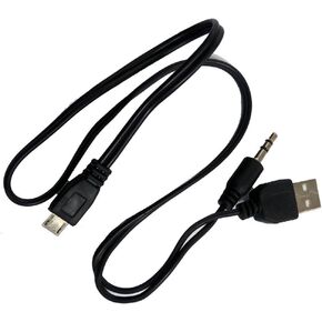 DEEIRAO 1x Micro USB 5pin to 3.5mm Audio Port Cable and USB-A Charge Cord for Bluetooth Speaker (Micro USB) in Kuwait