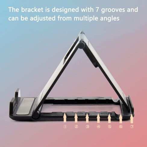 YidaSouko 2 قطعة حامل هاتف محمول قابل للطي حامل هاتف ذكي قابل للتعديل للأجهزة اللوحية الصغيرة والهواتف الأخرى in Kuwait