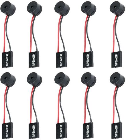 10pcs Computer casemini Speakers Onboard Case Buzzer Board Beep Alarm Electro Acoustic Accessories for PC in Saudi Arabia