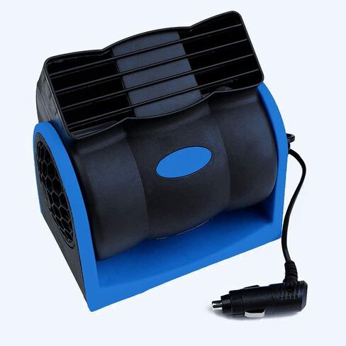 VIAV Electric Car Fan 12v DC Air Circulator Fans 2 Speed Adjustable Bladeless Cooling Fan for Vehicle, SUV, Truck and Boat in Saudi Arabia