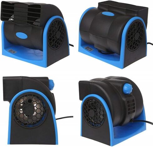VIAV Electric Car Fan 12v DC Air Circulator Fans 2 Speed Adjustable Bladeless Cooling Fan for Vehicle, SUV, Truck and Boat in Saudi Arabia