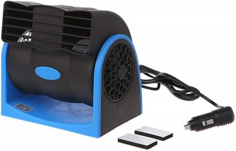 VIAV Electric Car Fan 12v DC Air Circulator Fans 2 Speed Adjustable Bladeless Cooling Fan for Vehicle, SUV, Truck and Boat in Saudi Arabia