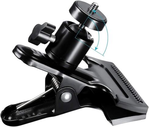 SLFC® New Tripod Camera Clip Clamp Flash Reflector Holder Mount for Studio Backdrop Camera in Saudi Arabia