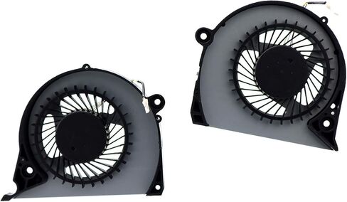 Deal4GO مروحة تبريد وحدة المعالجة المركزية DFS2000054H0T FJQS مع مروحة تبريد GPU DFS541105FC0T FKJF لـ Dell Inspiron 15 7577 7588 G5-5587 G7-7577 G7-7588 P72F in Kuwait