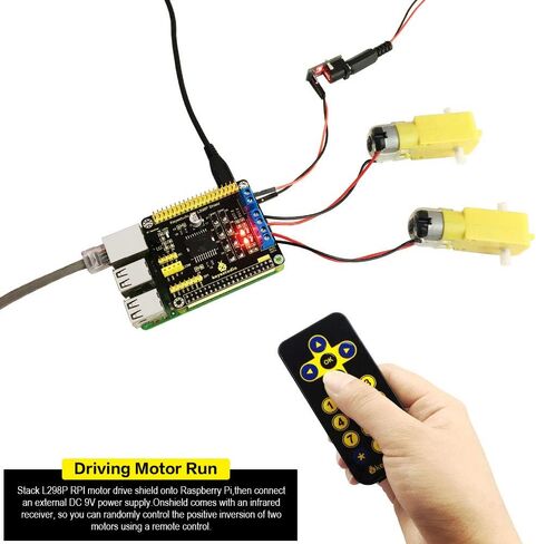 واقي محرك KEYESTUDIO لسيارة Raspberry Pi L298P in Saudi Arabia