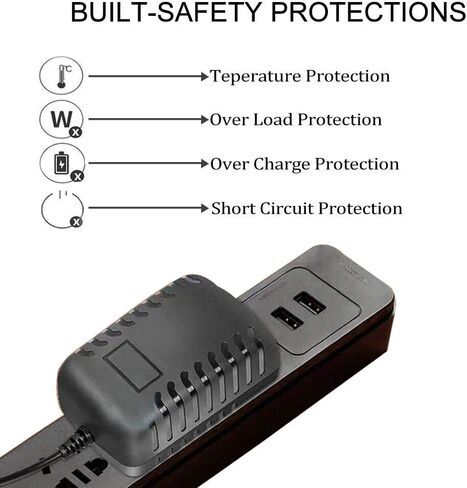 Replacement Adapter Fit for Seagate 3TB SRD00F2 ST3200823A-RK External Hard Drive Power Cord in Kuwait