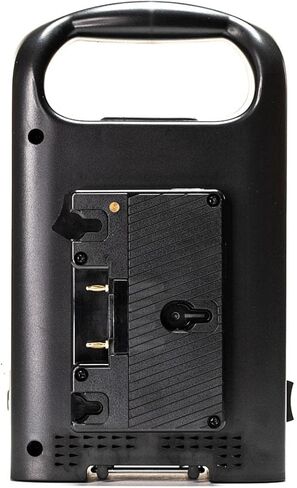 مجموعة بطارية IndiPRO 2X Micro-Series 98Wh Gold Mount Li-Ion لكاميرا Blackmagic URSA، تتضمن شاحن بطارية مزدوج ولوحة بطارية in Kuwait