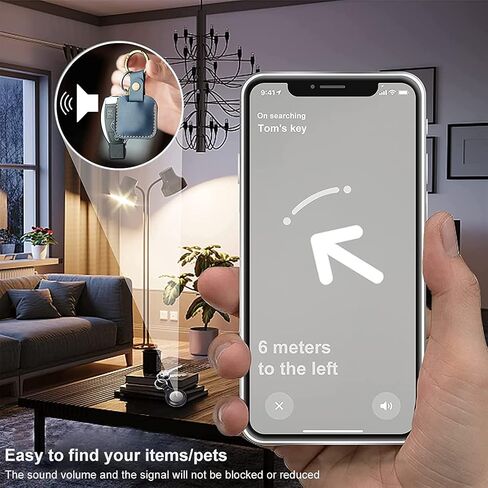 VIPERADE PJ24 AirTag حامل، 4 عبوات من جلد البولي يوريثان لتتبع Apple AirTag، حافظة AirTag لسلسلة المفاتيح مع حلقة مفاتيح مضادة للفقدان، غطاء حماية AirTag، مناسب لطوق الكلاب والقطط (متعدد الألوان) in Kuwait