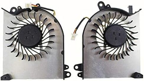 DBParts مروحة تبريد وحدة المعالجة المركزية للحاسب يمين ويسار لجهاز MSI GS60 GS60-2QE MS-16H5 6QE 6QE-012NEGhost pro seires, P/N: PAAD06015SL N293 N294, PAAD060 15L N294 in Saudi Arabia
