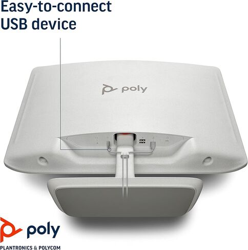 Poly - Studio P21 Personal Meeting Display (Plantronics + Polycom) - 1080p HD Video Quality - Enterprise-Grade 21 inch Display - Integrated Stereo Speakers - Works with Zoom (Certified), Teams, & more in Saudi Arabia