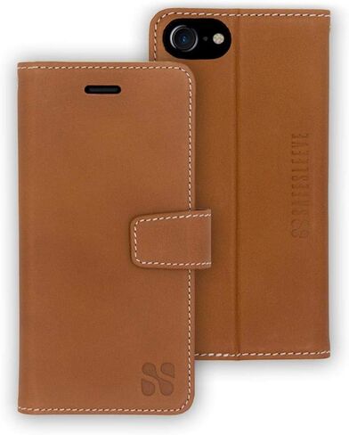 حافظة حماية ضد الإشعاع من SafeSleeve EMF لهاتف iPhone: iPhone 8، iPhone 7، iPhone 6 & iPhone SE 2، محفظة ELF RFID، حافظة حامل قابلة للتعديل، للنساء والرجال (رمادي) in Kuwait