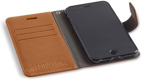 حافظة حماية ضد الإشعاع من SafeSleeve EMF لهاتف iPhone: iPhone 8، iPhone 7، iPhone 6 & iPhone SE 2، محفظة ELF RFID، حافظة حامل قابلة للتعديل، للنساء والرجال (رمادي) in Kuwait