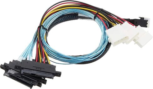 هايسبوينت وصلة ميني اس اس دي الى 4X اس اس، 1 متر (8643-4SAS-1M) in Kuwait